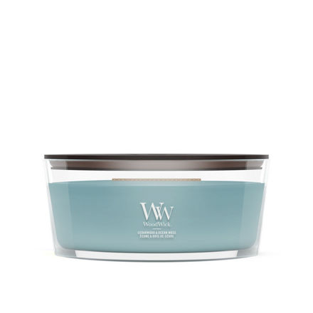 Afbeeldingen van Cedarwood & Ocean Moss Ellipse Geurkaars