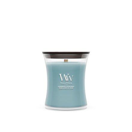 Afbeeldingen van Cedarwood & Ocean Moss Medium Geurkaars